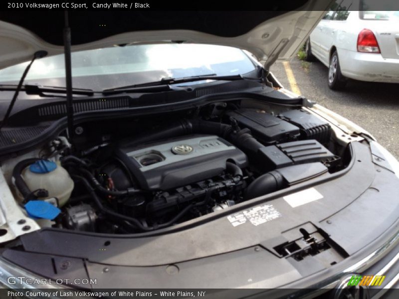 Candy White / Black 2010 Volkswagen CC Sport