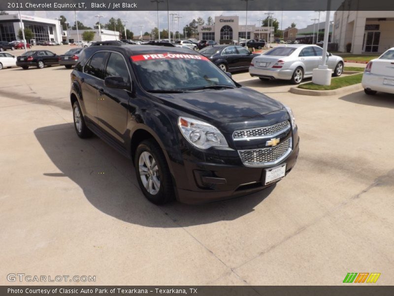 Black / Jet Black 2011 Chevrolet Equinox LT