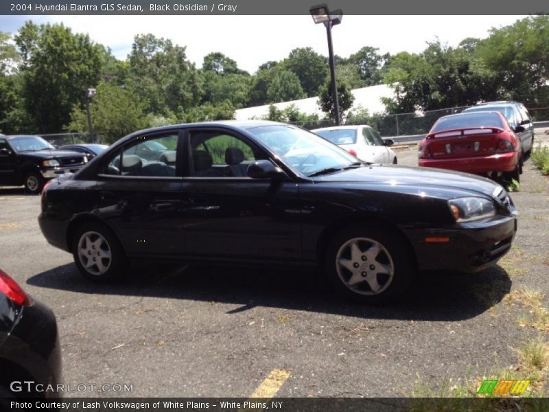 Black Obsidian / Gray 2004 Hyundai Elantra GLS Sedan