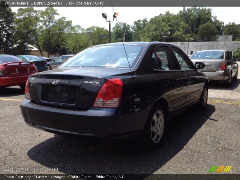 Black Obsidian / Gray 2004 Hyundai Elantra GLS Sedan