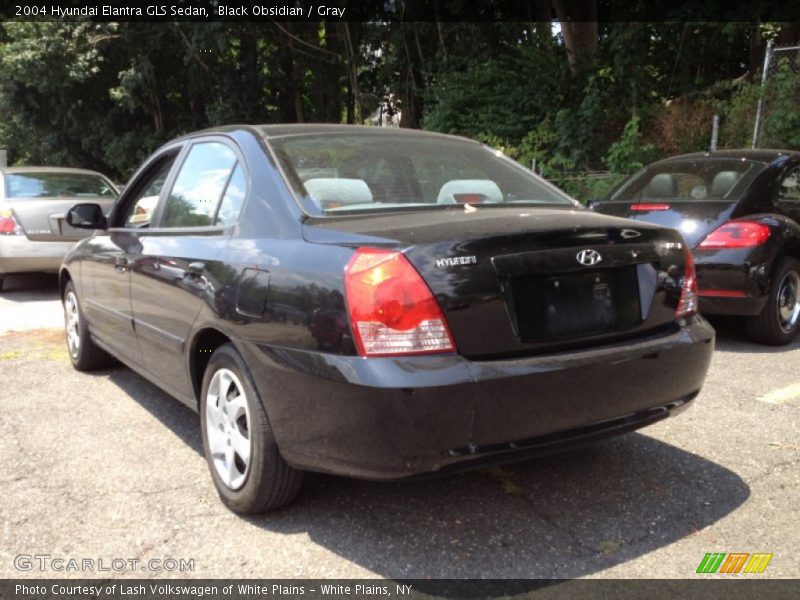 Black Obsidian / Gray 2004 Hyundai Elantra GLS Sedan