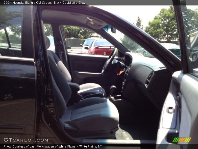 Black Obsidian / Gray 2004 Hyundai Elantra GLS Sedan