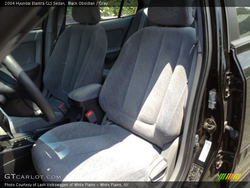 Black Obsidian / Gray 2004 Hyundai Elantra GLS Sedan