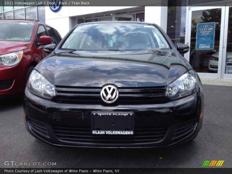 Black / Titan Black 2011 Volkswagen Golf 2 Door