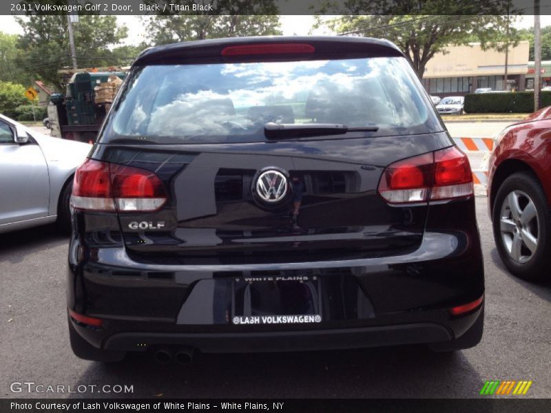 Black / Titan Black 2011 Volkswagen Golf 2 Door