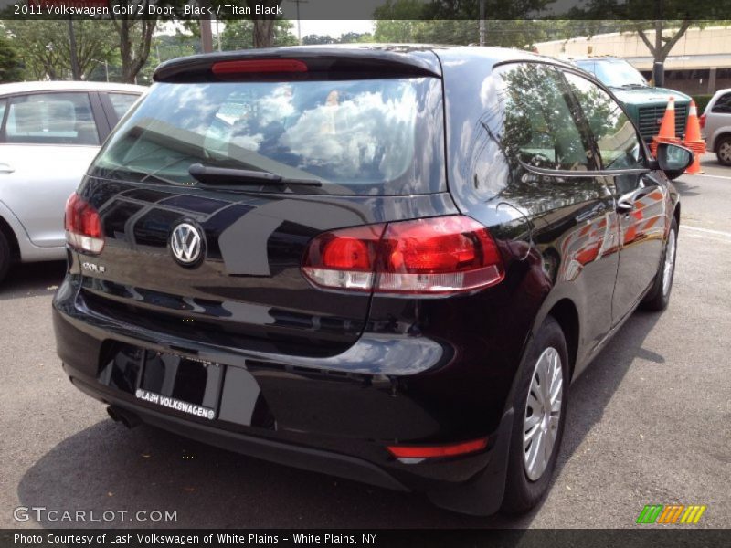 Black / Titan Black 2011 Volkswagen Golf 2 Door