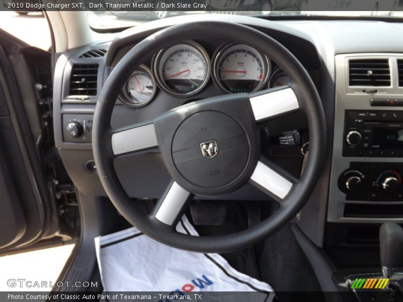 Dark Titanium Metallic / Dark Slate Gray 2010 Dodge Charger SXT