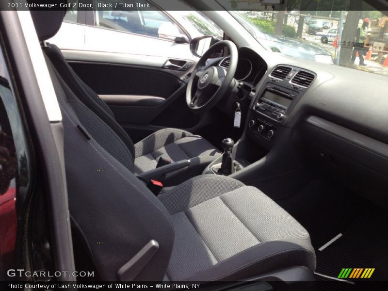 Black / Titan Black 2011 Volkswagen Golf 2 Door