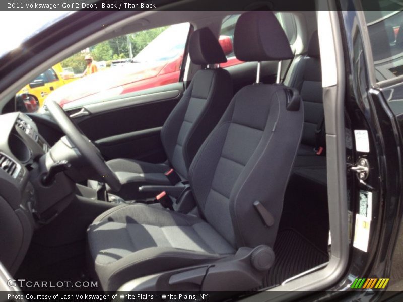 Black / Titan Black 2011 Volkswagen Golf 2 Door