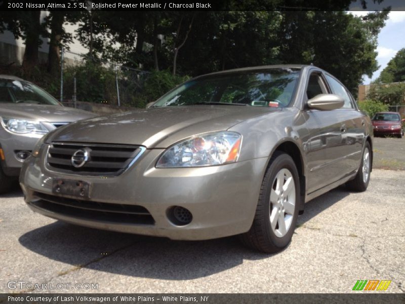 Polished Pewter Metallic / Charcoal Black 2002 Nissan Altima 2.5 SL