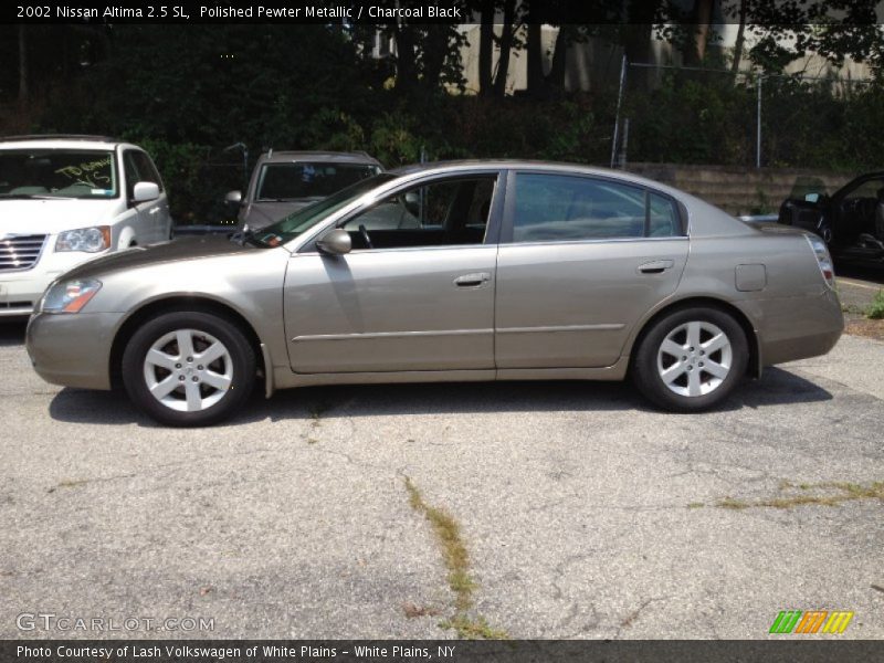 Polished Pewter Metallic / Charcoal Black 2002 Nissan Altima 2.5 SL