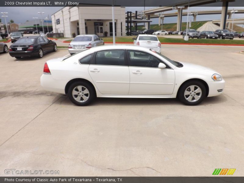 White / Ebony 2009 Chevrolet Impala LT