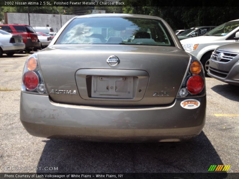 Polished Pewter Metallic / Charcoal Black 2002 Nissan Altima 2.5 SL