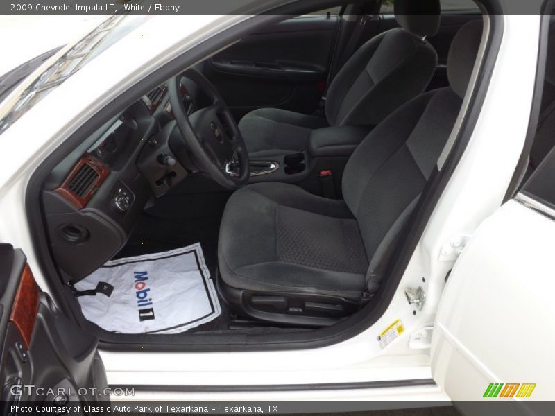 White / Ebony 2009 Chevrolet Impala LT
