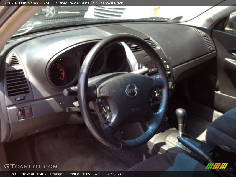 Polished Pewter Metallic / Charcoal Black 2002 Nissan Altima 2.5 SL