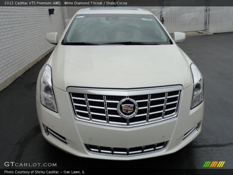 White Diamond Tricoat / Shale/Cocoa 2013 Cadillac XTS Premium AWD