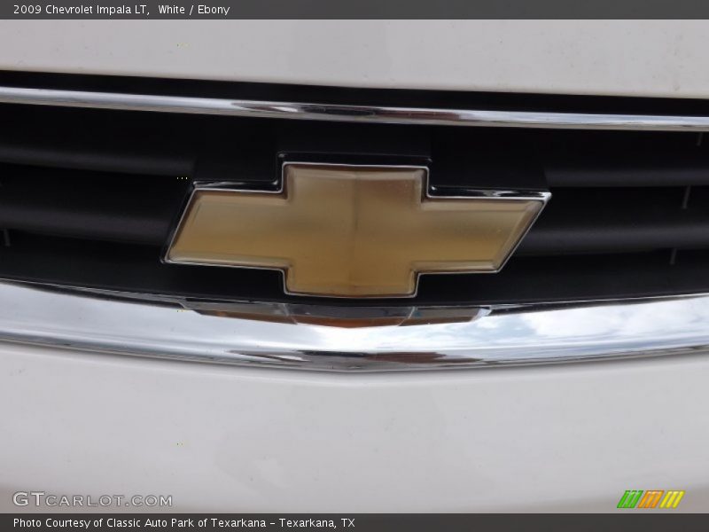 White / Ebony 2009 Chevrolet Impala LT