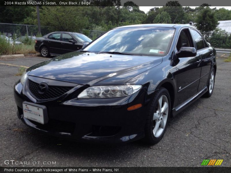 Onyx Black / Beige 2004 Mazda MAZDA6 s Sedan