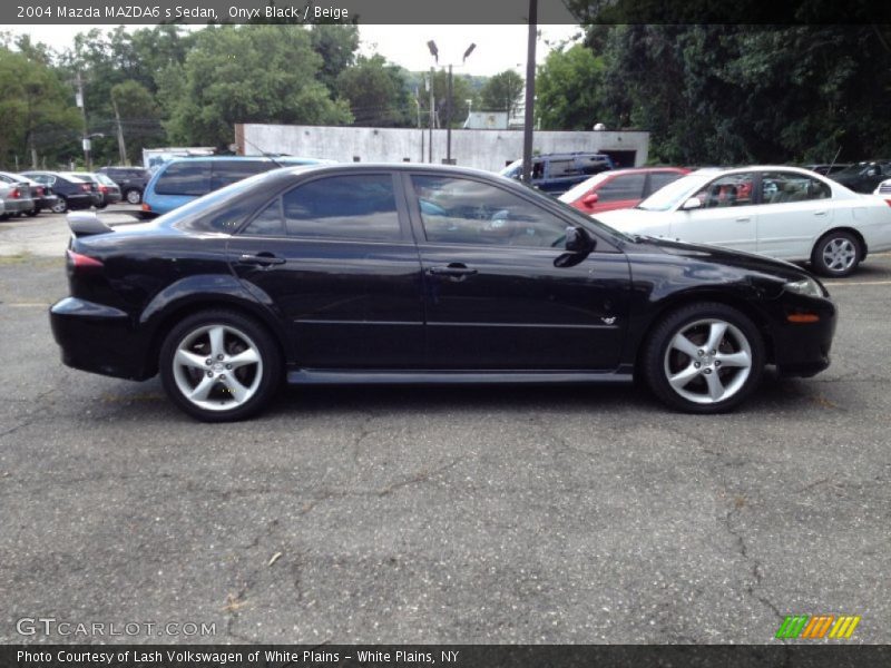 Onyx Black / Beige 2004 Mazda MAZDA6 s Sedan
