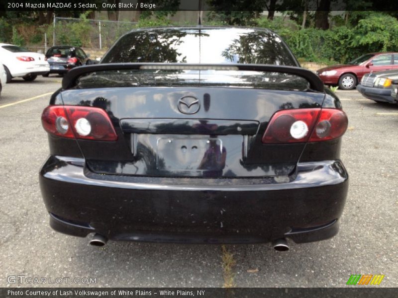 Onyx Black / Beige 2004 Mazda MAZDA6 s Sedan