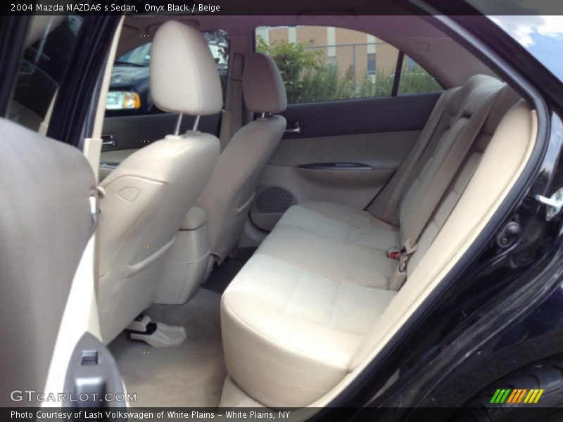 Onyx Black / Beige 2004 Mazda MAZDA6 s Sedan