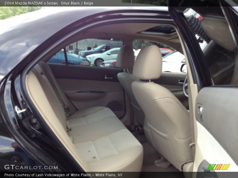 Onyx Black / Beige 2004 Mazda MAZDA6 s Sedan