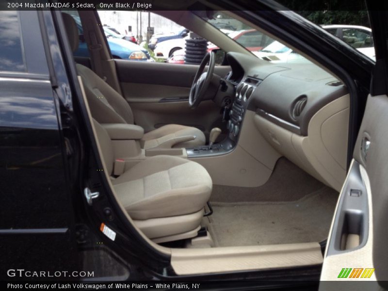 Onyx Black / Beige 2004 Mazda MAZDA6 s Sedan