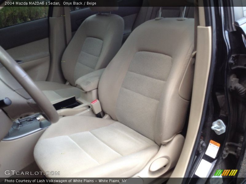 Onyx Black / Beige 2004 Mazda MAZDA6 s Sedan