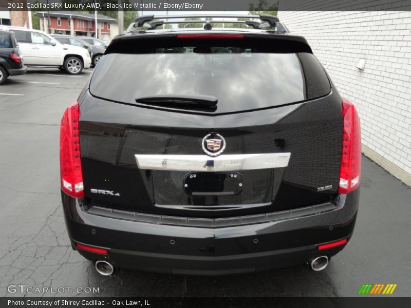 Black Ice Metallic / Ebony/Ebony 2012 Cadillac SRX Luxury AWD