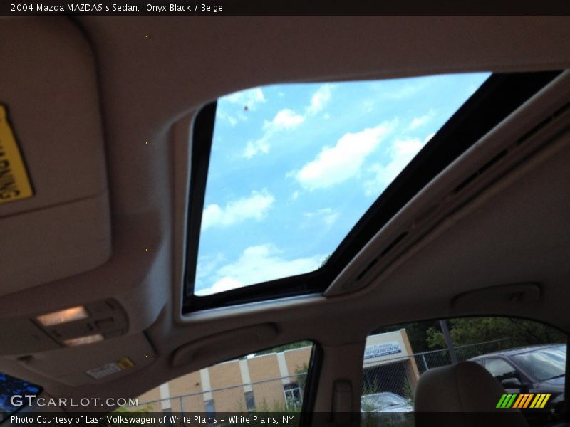 Onyx Black / Beige 2004 Mazda MAZDA6 s Sedan