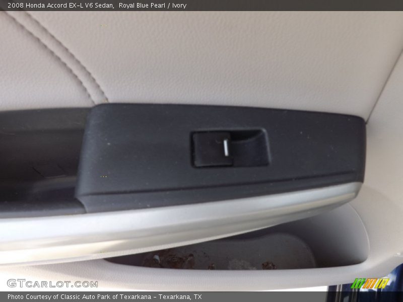 Royal Blue Pearl / Ivory 2008 Honda Accord EX-L V6 Sedan