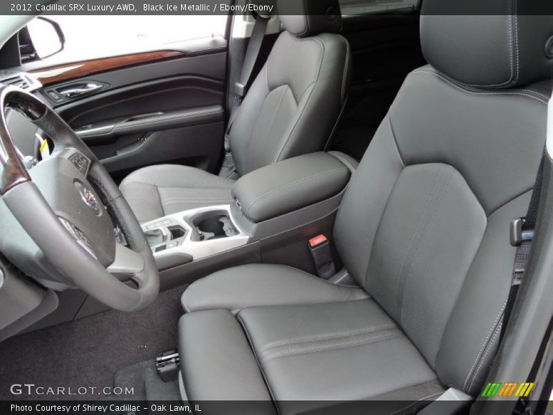 Black Ice Metallic / Ebony/Ebony 2012 Cadillac SRX Luxury AWD