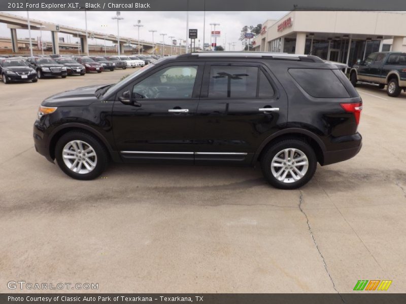 Black / Charcoal Black 2012 Ford Explorer XLT