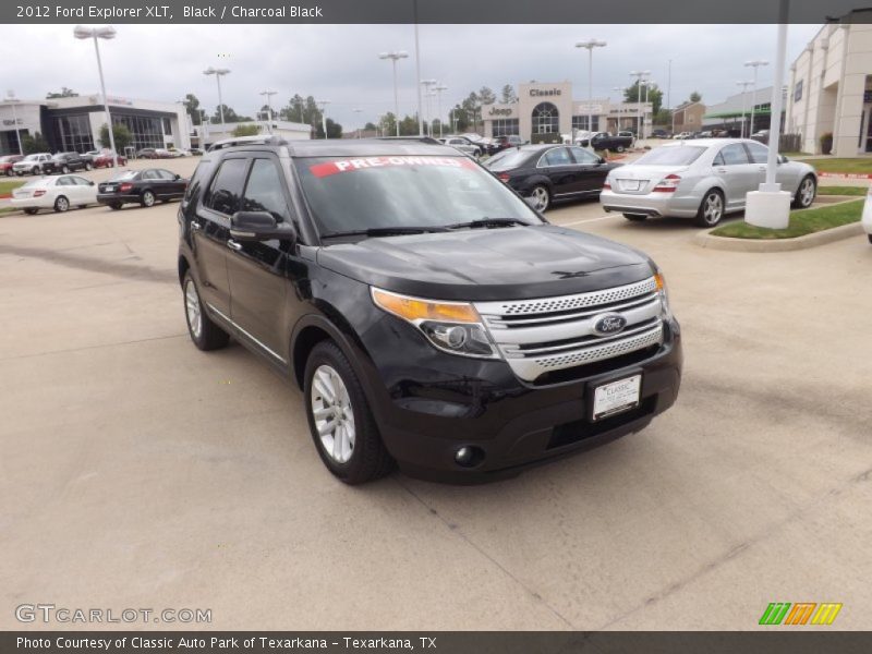 Black / Charcoal Black 2012 Ford Explorer XLT