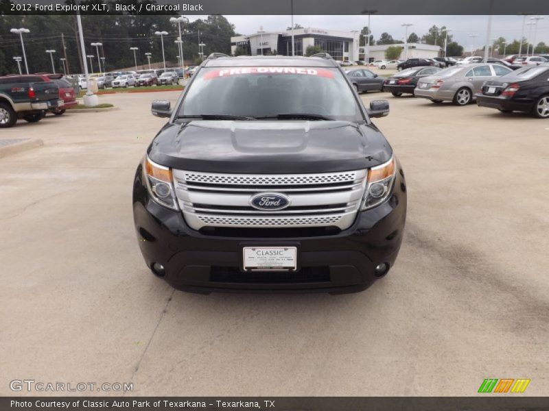 Black / Charcoal Black 2012 Ford Explorer XLT