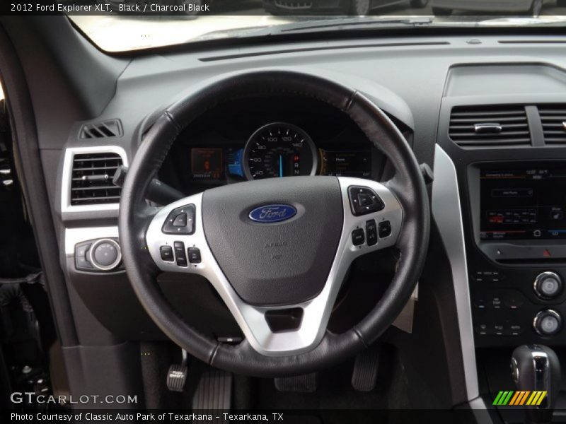 Black / Charcoal Black 2012 Ford Explorer XLT