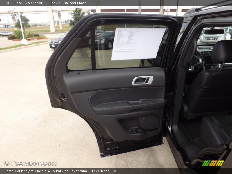 Black / Charcoal Black 2012 Ford Explorer XLT