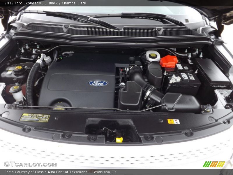 Black / Charcoal Black 2012 Ford Explorer XLT