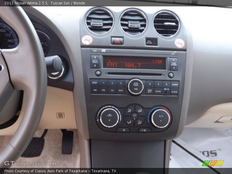 Tuscan Sun / Blonde 2012 Nissan Altima 2.5 S