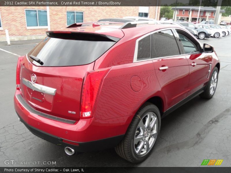 Crystal Red Tintcoat / Ebony/Ebony 2012 Cadillac SRX Performance