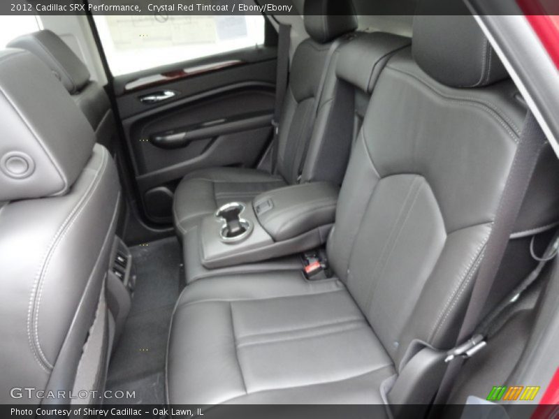 Rear Seat of 2012 SRX Performance