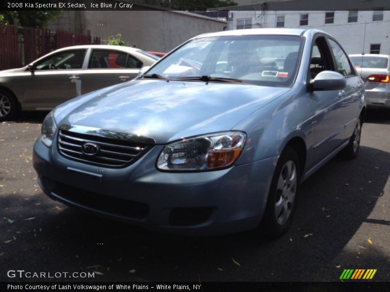 Ice Blue / Gray 2008 Kia Spectra EX Sedan