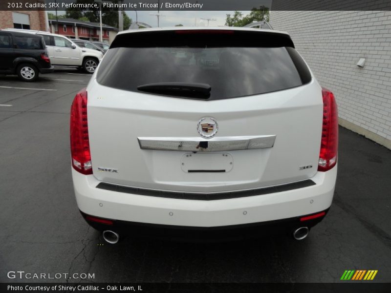 Platinum Ice Tricoat / Ebony/Ebony 2012 Cadillac SRX Performance
