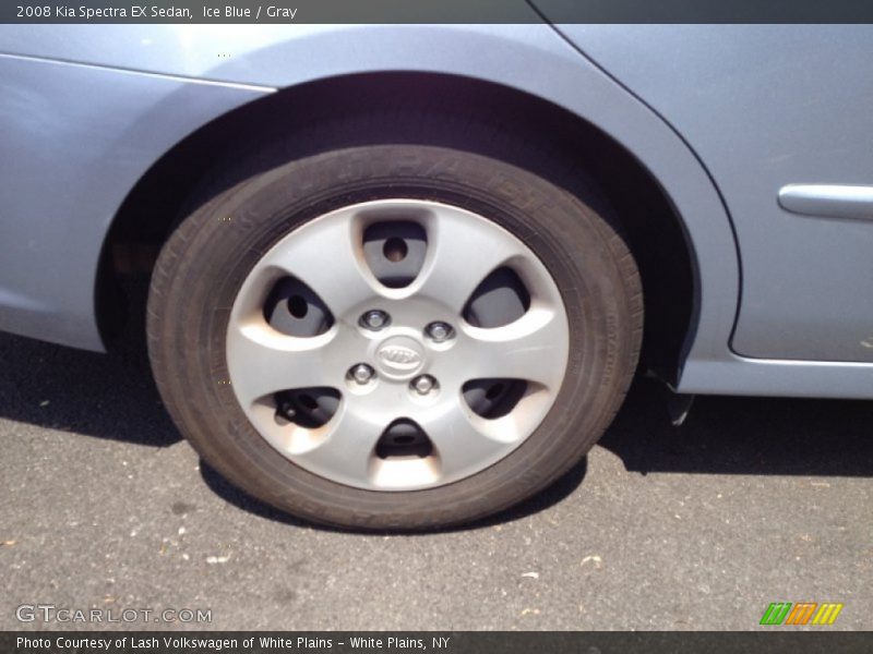 Ice Blue / Gray 2008 Kia Spectra EX Sedan