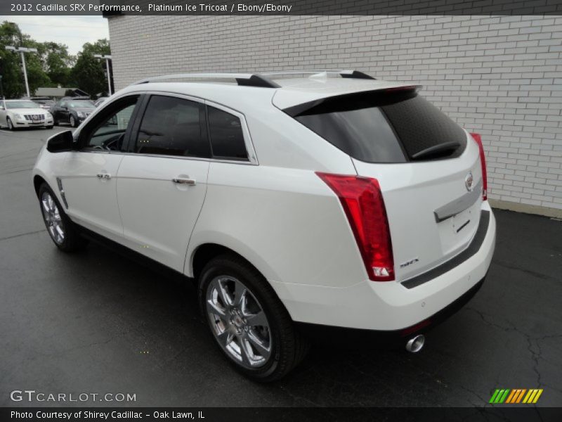 Platinum Ice Tricoat / Ebony/Ebony 2012 Cadillac SRX Performance