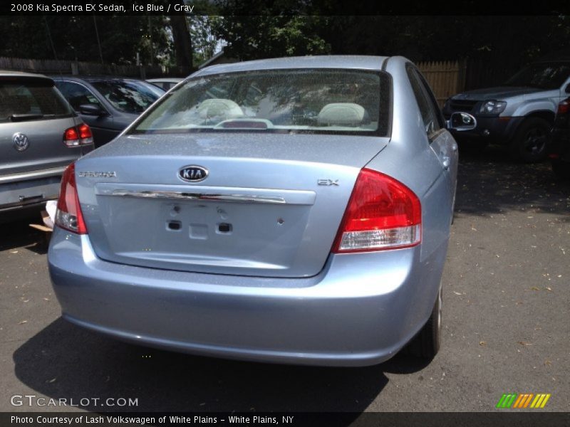 Ice Blue / Gray 2008 Kia Spectra EX Sedan