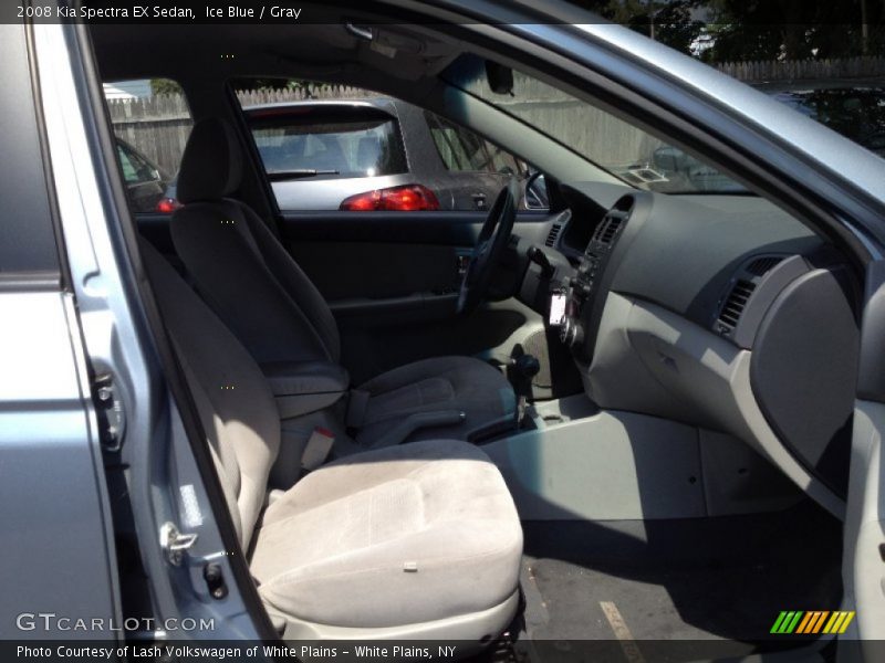 Ice Blue / Gray 2008 Kia Spectra EX Sedan