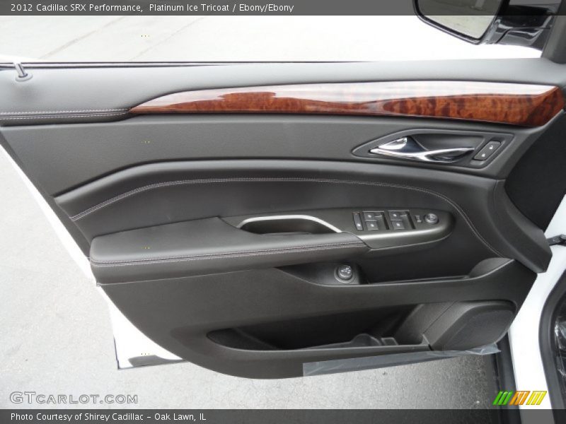 Platinum Ice Tricoat / Ebony/Ebony 2012 Cadillac SRX Performance