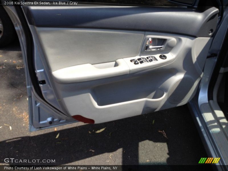 Ice Blue / Gray 2008 Kia Spectra EX Sedan