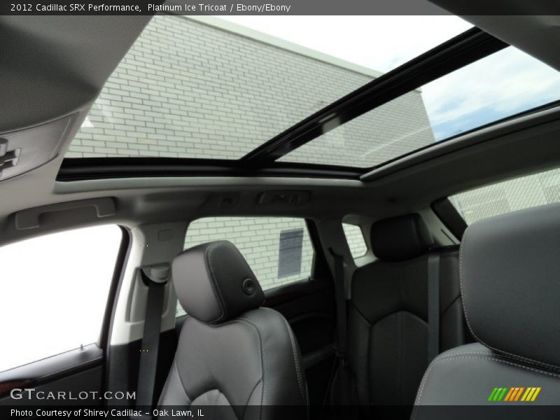 Platinum Ice Tricoat / Ebony/Ebony 2012 Cadillac SRX Performance